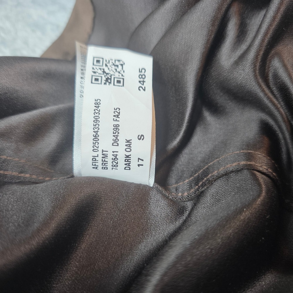 Banana Republic Men S Dark Oak Brown Vegan Suede Relaxed Shirt Jacket - Picture 4 of 13